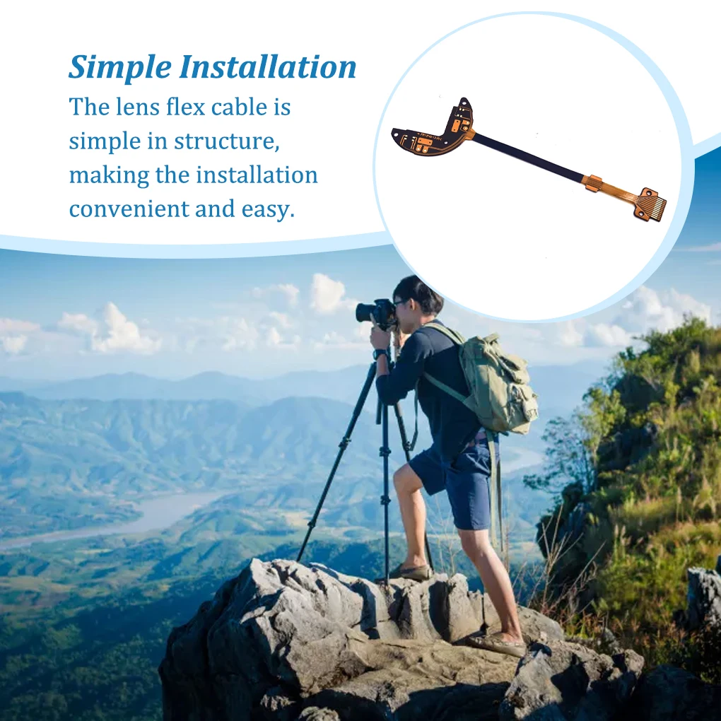 

Camera Lens Flex Cable Components Professional Simple Interior Component Focusing Cables Replacement for HX20 HX30