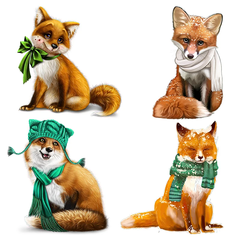 

CX44 Watercolor Hand Painted Fox Room Art Wall Sticker