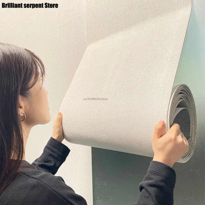 

Новинка 10 м утолщенная 3D льняная самоклеящаяся настенная ткань для фона телевизора влагостойкая наклейка обои
