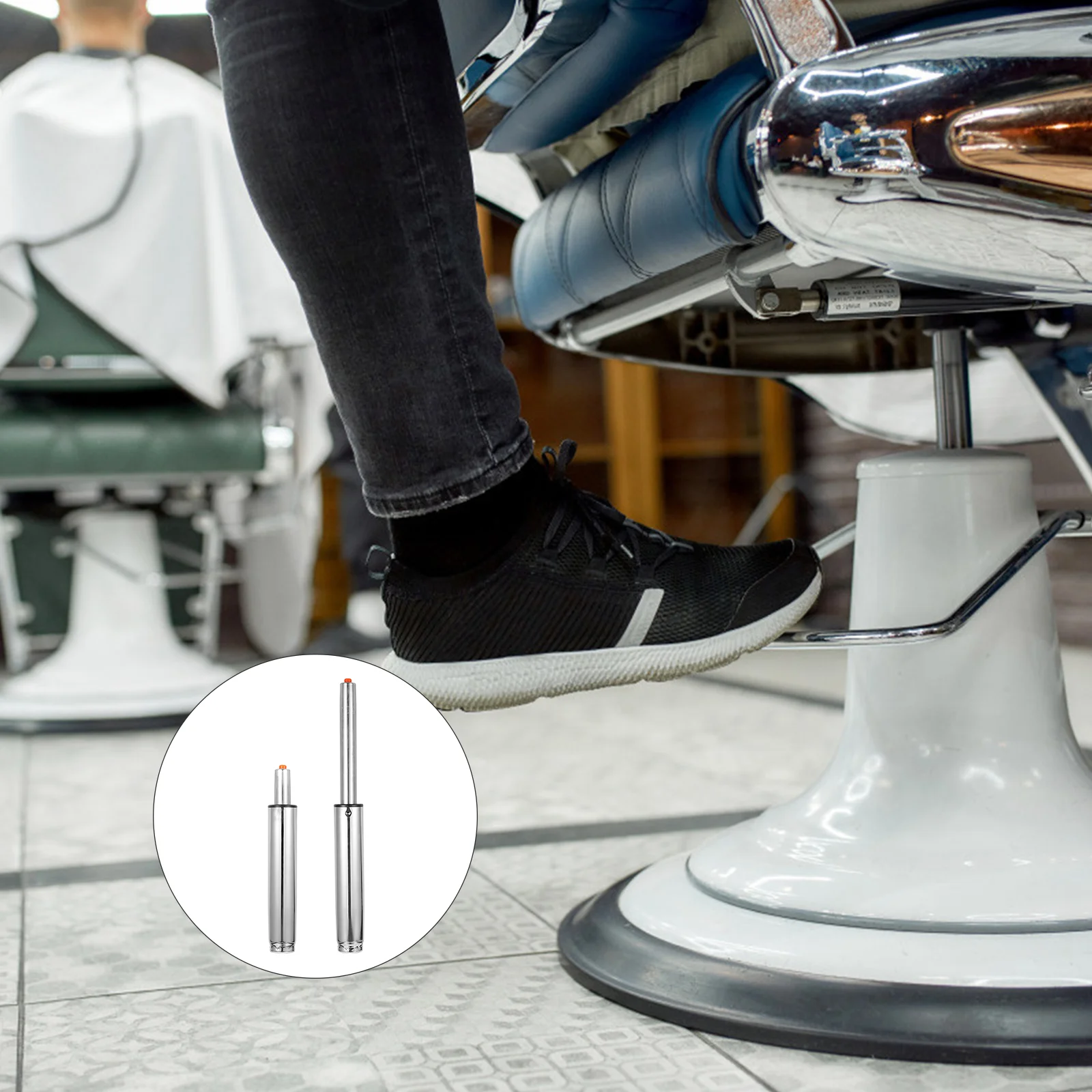 

Chair Cylinder Gas Replacement Lift Office Pneumatic Piston Parts Stool Metal Heavy Duty Stroke Hydraulicsteel Stainless Rod Bar