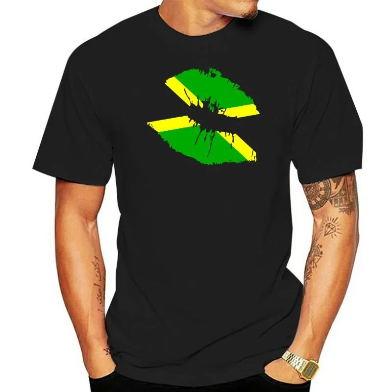 

Jamaican Flag Lips - Country Pirde Jamaica Nationality Mens T-shirt