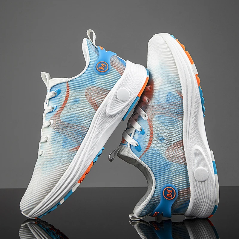 Mesh Breathable Golf Shoes Men's Sports Walking Shoes Outdoor Fitness Jogging Shoes Men's Fashionable Golf Shoes