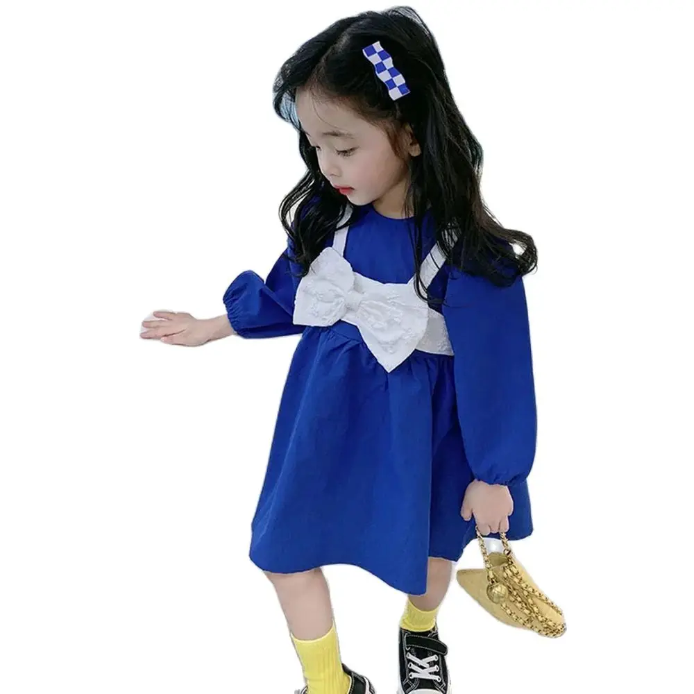 

Женская одежда, весна 2022, платье для девочек с большим бантом, милое детское платье принцессы для девочек, Vestidos 8