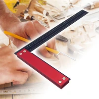 l square ruler woodworking scribe aluminum hole scribing gauge woodworking carpenter device metricimperial