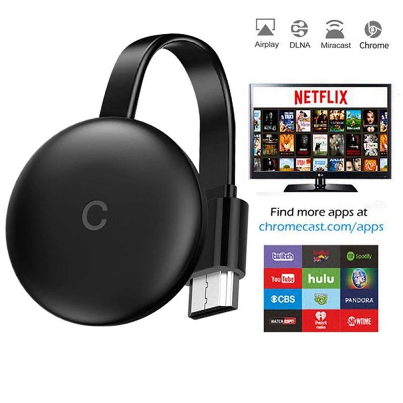 ТВ-флешка G12 для Chromecast 4K HD HDMI проектор 2 4 ГГц Wi-Fi экран зеркальное отображение 1080P TV