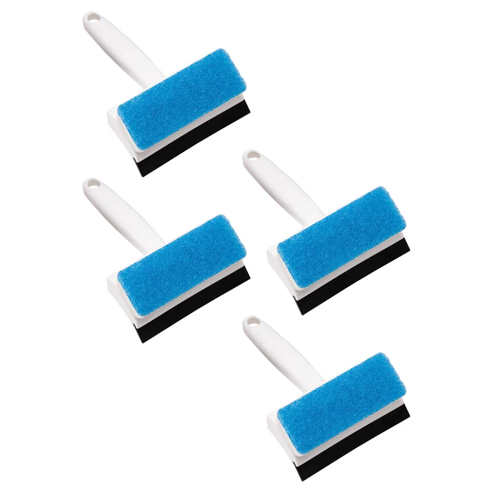 

4Pcs Floor Scrub Brush Double- sided Cleaning Brushes for Cleaning Patio Bathroom Garage Kitchen Wall Deck Tub Tile