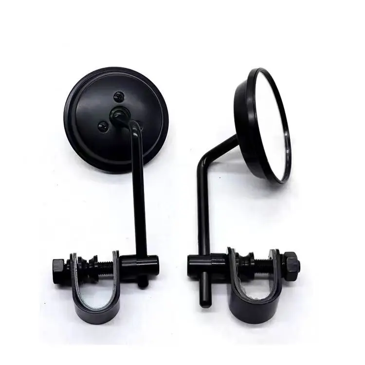 

Пара 22 мм-25 мм Выпуклый зажим Универсальное зеркало заднего вида мотоцикла из нержавеющей стали Классическое ретро Винтаж Круглое зеркало заднего вида