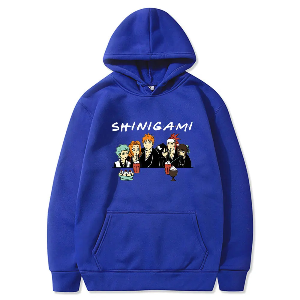 Толстовки отбеливающие Kurosaki Ichigo мужские и женские толстовки с принтом друзей