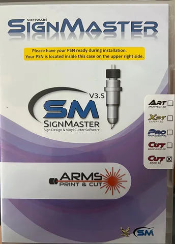 Программное обеспечение для режущего плоттера винила Signmaster Basic и ARMS