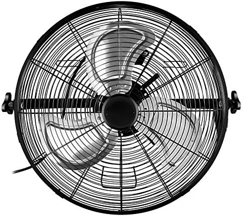 

Inch Household Mount 90 Degree Horizontal Oscillation, 5 Speed Settings 1 Pack,Black