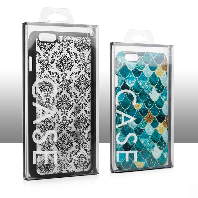 

100Pack 5.8 6.5 inch Mobile Phone Case Packaging Box iphone X/S/14Pro Max Plastic Box Transparent Drawer Slide Gift Plastic Box