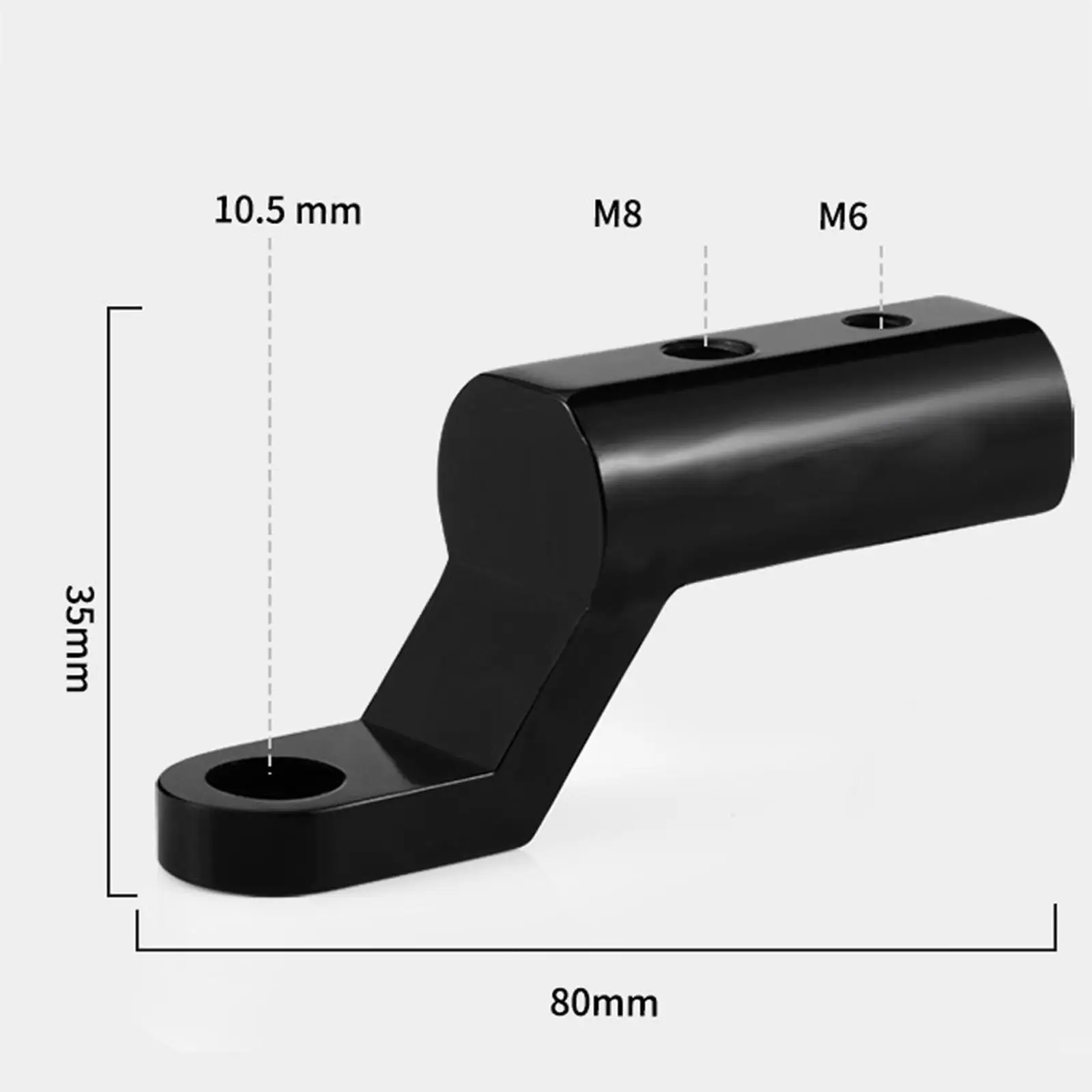 Motowolf 22 мм мотоциклетное зеркало заднего вида расширитель кронштейн держатель