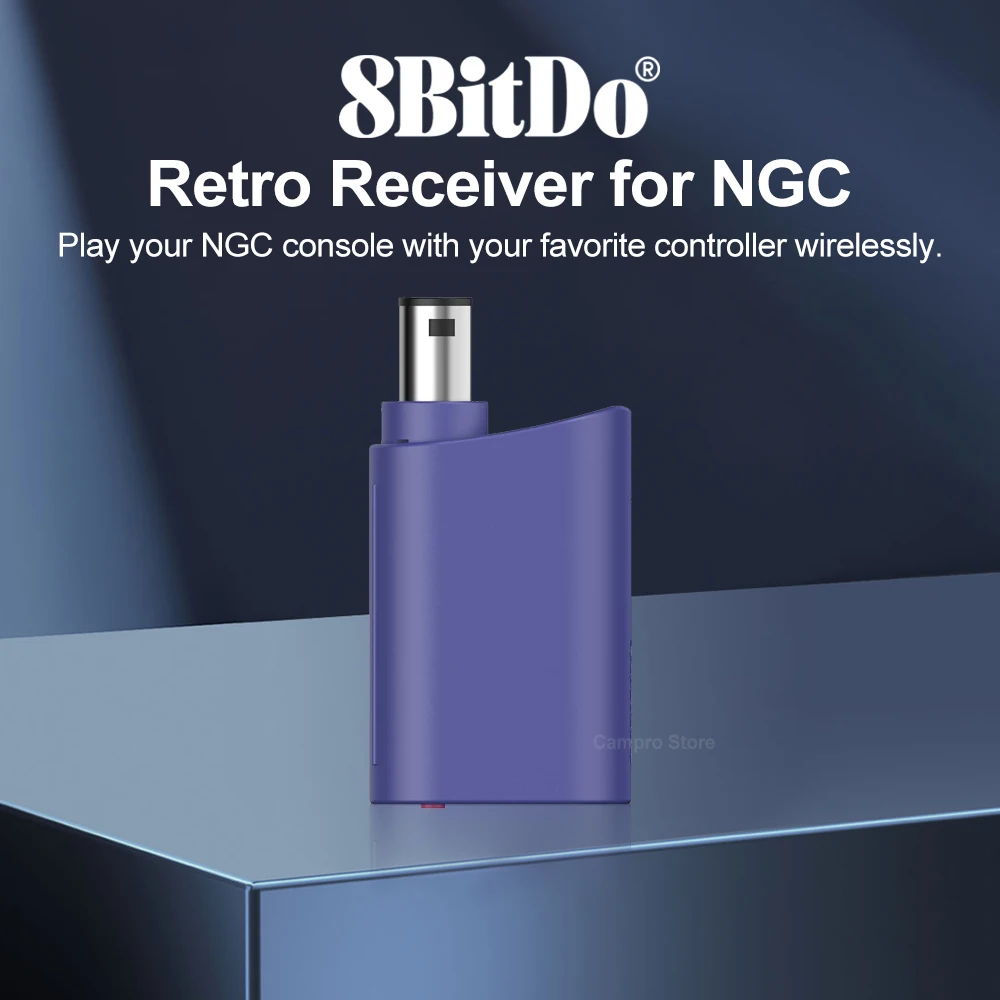 8Bitdo Bluetooth NGC Retro Receiver для Wii ПК Windows 10 11 Поддержка Xbox PS4 PS5 Switch Pro и most 8Btido Controllers
