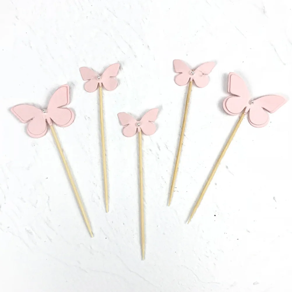 

10Pcs Shape Cake Fruit Picks Dessert Table Decorative Supplies