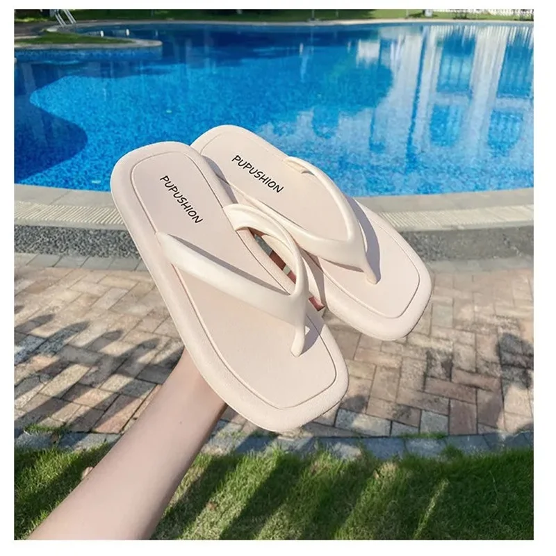 

2022 Summer Women Slippers Indoor Houses Soft Thick Platform Slides Sandals Holiday Beach Flip Flops EVA Quality Non-Slip Shoes