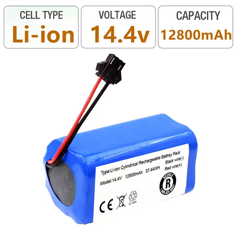 

High capacity 14.4V Li-ion battery for Conga Excellence 990 Ecovacs Deebot N79 N79S DN622, Eufy Robovac 11 11S 12 15C 15S 35C
