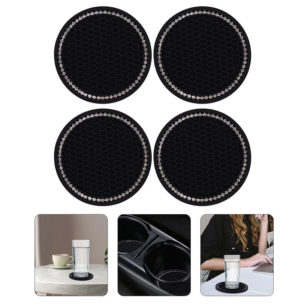 

Coaster Car Coasters Cup Holders Bling Accessories Women Interior Your Table Drinks