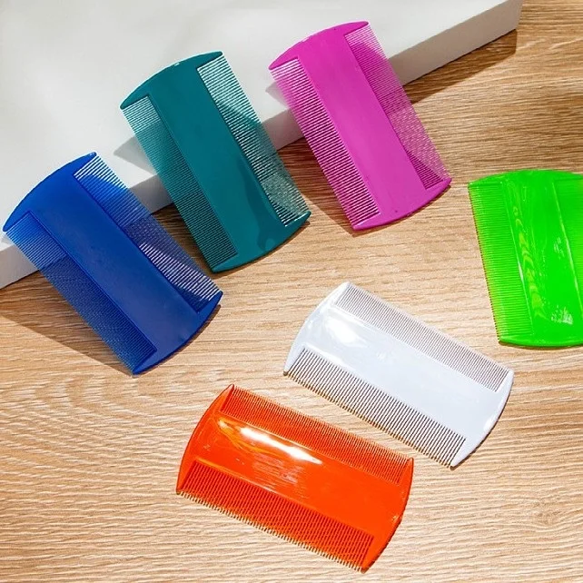 

Пластиковые Двухсторонние гребни для блох, портативные гребни с тонкими зубьями, гребни для блох, гребни для волос, инструменты для укладки,...