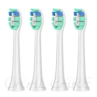 4pcs replacement brush heads for philips sonicare c2 hx9023hx9024 electric toothbrush fits sonicare 2 series 3 series flexcare