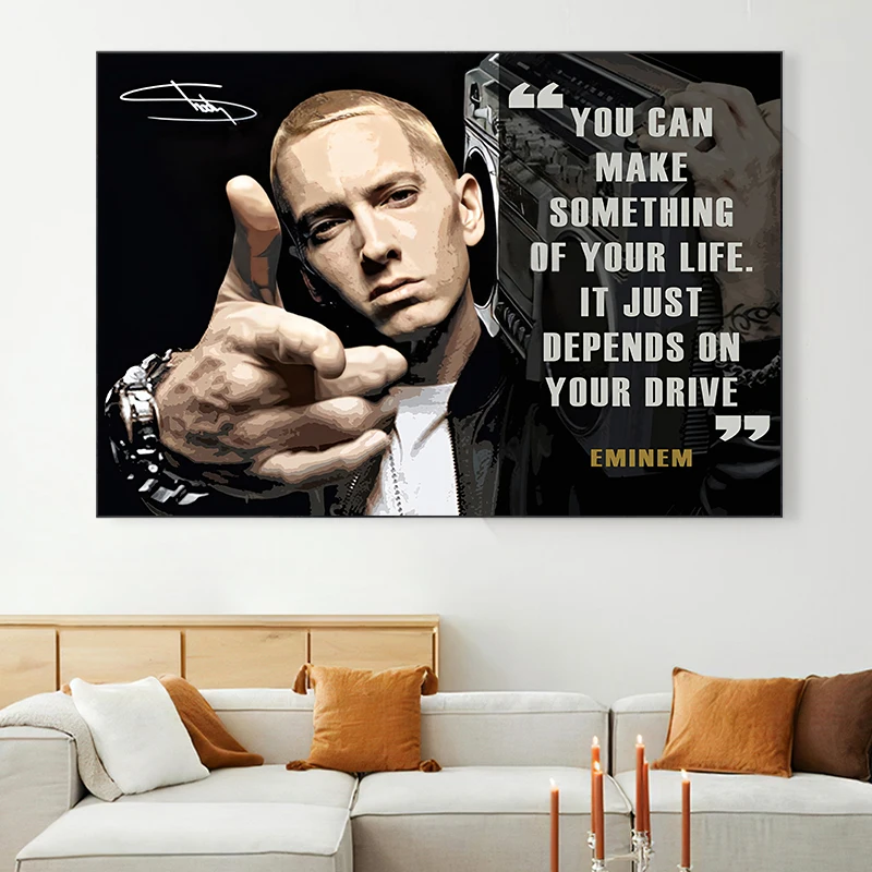 Мотивационный плакат холст живопись планшетофон винтажный портрет настенное