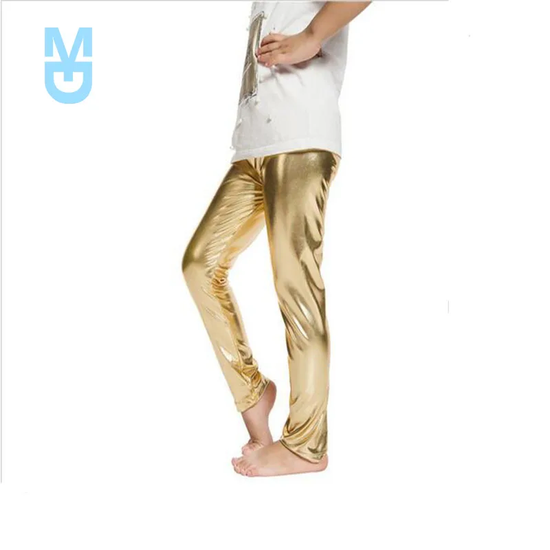 

New Kid leggins gold silver child leggings kid leather pants girl legging baby pants kid leggings girl pants child legging