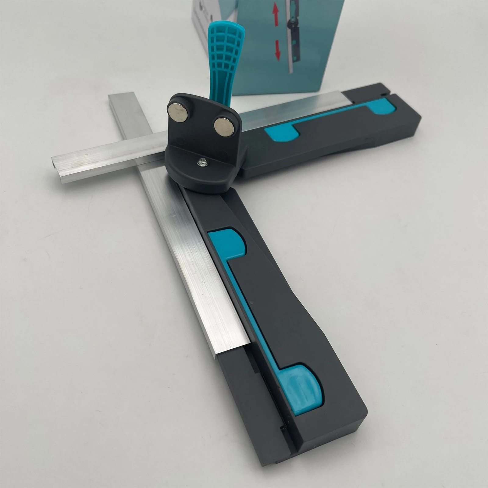 

Miter GaugeMiter Saw Measurer Bevel Gauge For Miter Saws Angle Finder To Measure And Transfer Angles Easy To Fold