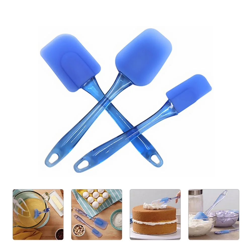 

Silicone Scraper Spatulas Spatula Baking Kitchen Butter Cake Heat Resistant Cream Utensils Mixing Tools Cooking Set Spoons