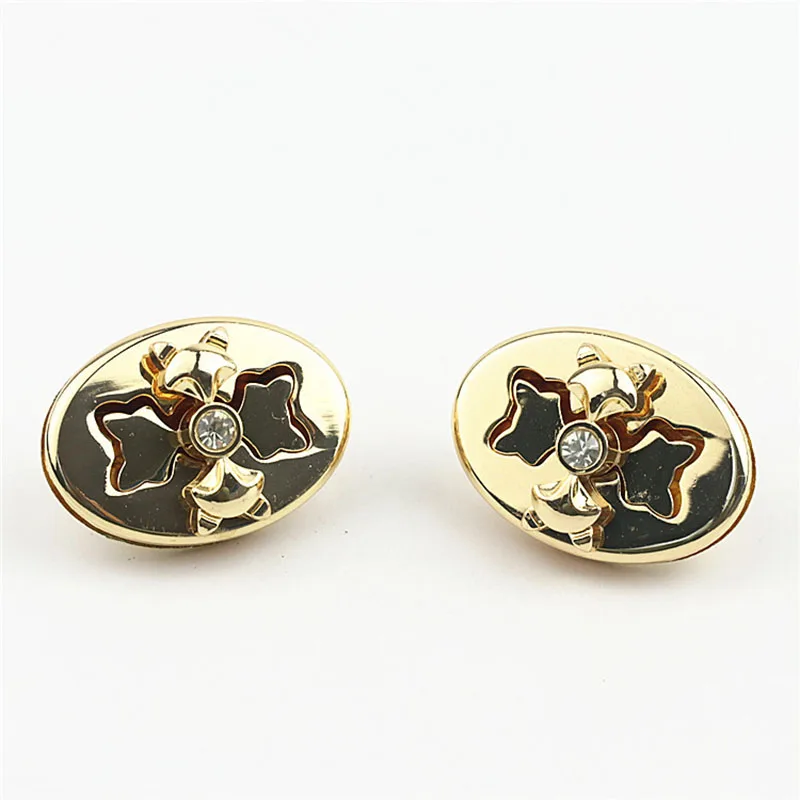 10pcs 40x30mm Egg-shaped Oval Screw Lock Buckles DIY Handbag Clutch Bag Wallet Lock Clasp Hardware Leather Accessories