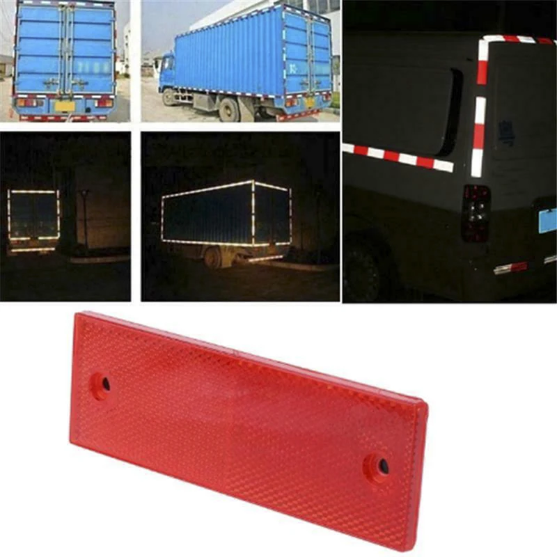 

Self-adhesive Car Plastic Warning Reflective Safety Plate Tape Reflector Sticker