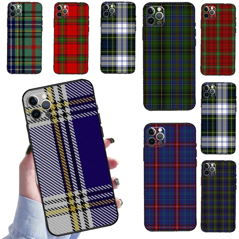 

Чехол с клетчатым принтом для iPhone 13 Pro Max 12 mini 11 Pro Max XS Max XR X 7 8 Plus SE 2020