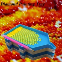 plastic point drill tray diamond painting hanging pen drill tray large capacity diamond embroidery accessories jewelry tray