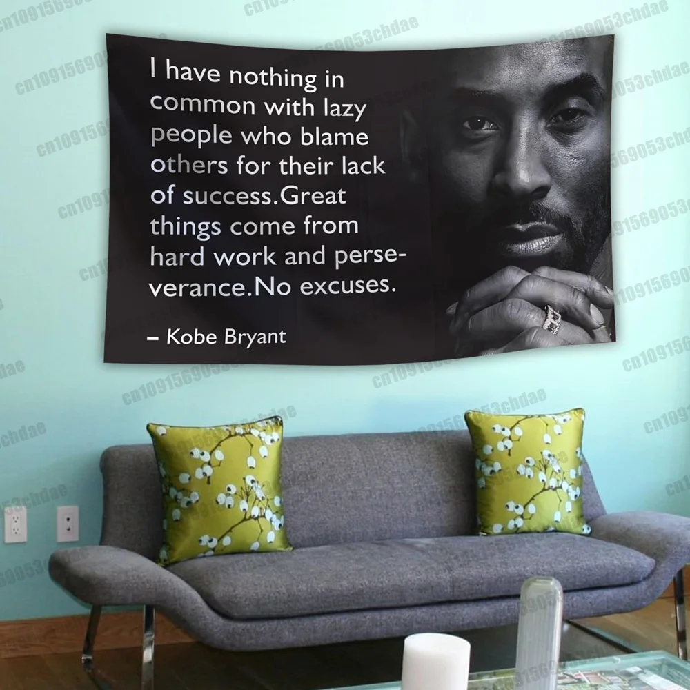 Баскетбольный игрок Greats Legends Коби Брайант 3d печать гобелен настенное украшение