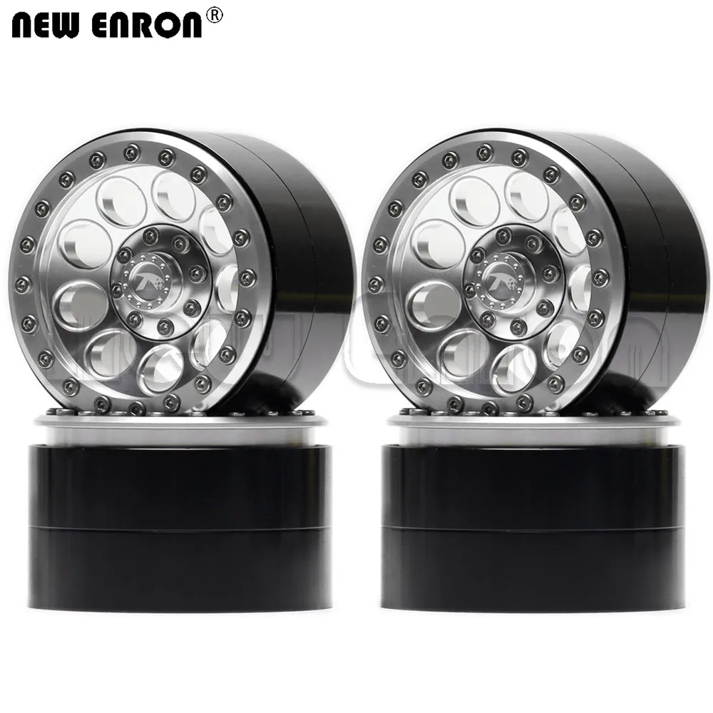 

NEW ENRON Alloy 63*48*40 2.2" Beadlock Wheels Hub Rim for 1:10 RC Crawler Axial SCX10 SCX10 II 90046 RR10 KM2 YETI TRX-4 Traxxas