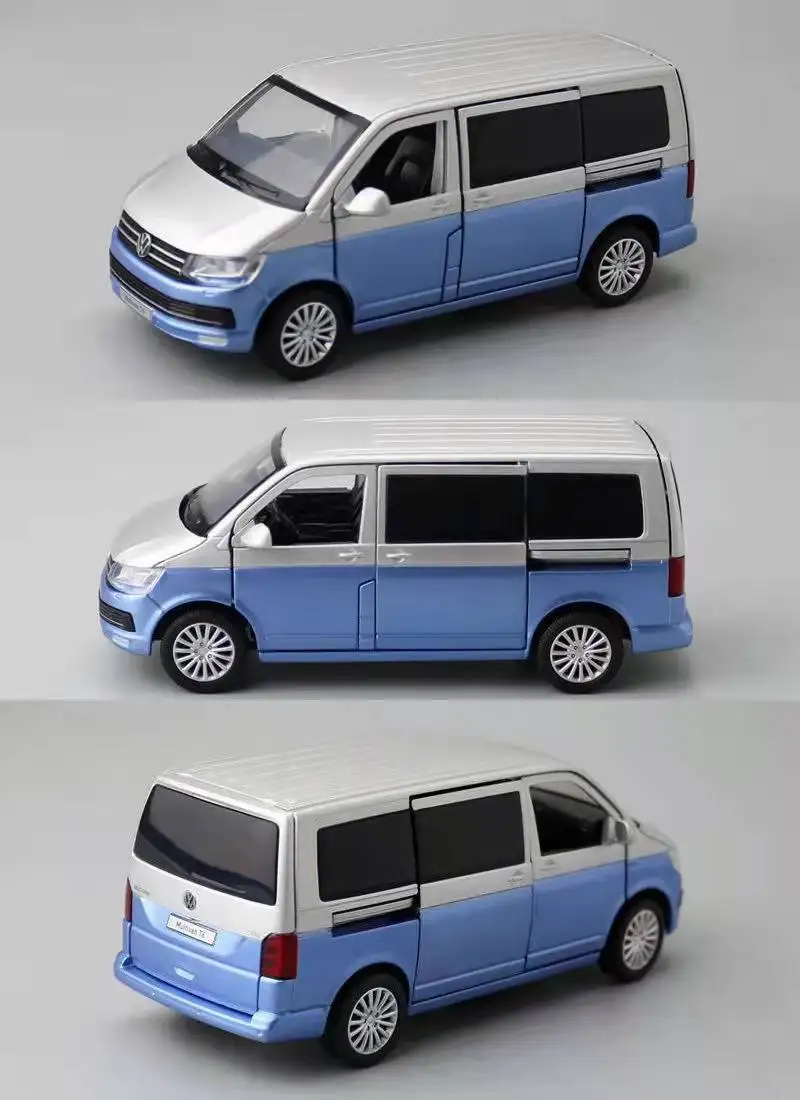 Модель автомобиля мультифургона Volkswagen multivan t6mpv из сплава высокотехнологичная