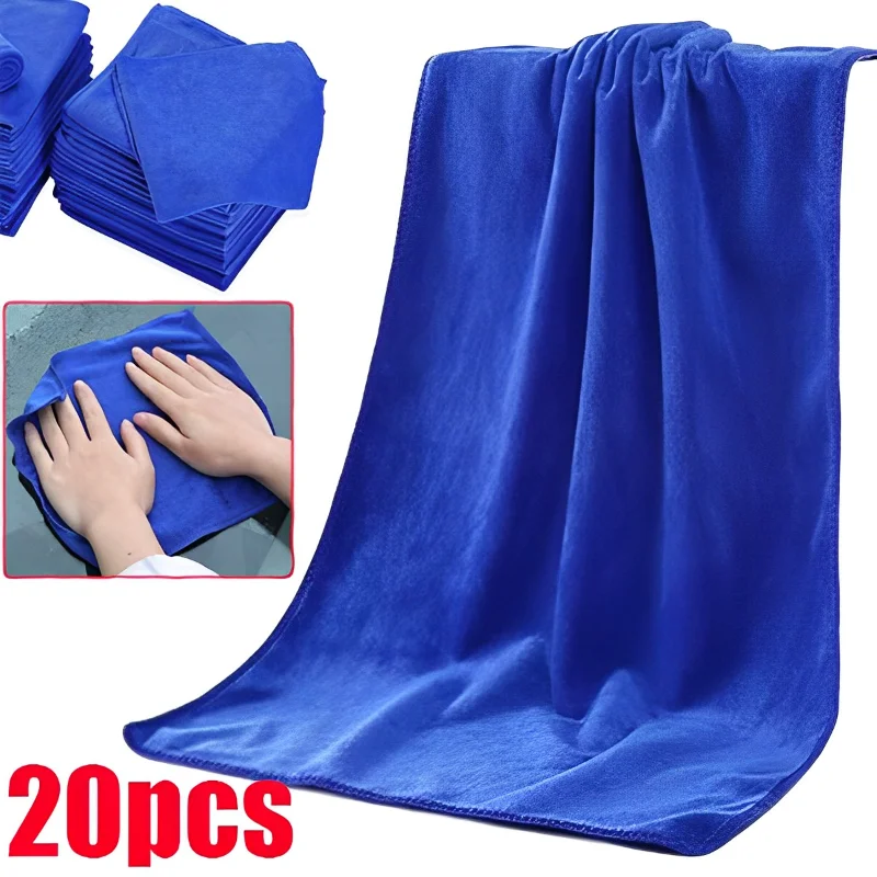 

Soft Microfiber Car Wash Towel Fast Drying Auto Detailing Polishing Cloth Household Kitchen Bathroom Cleaning Cloths Towel Rags