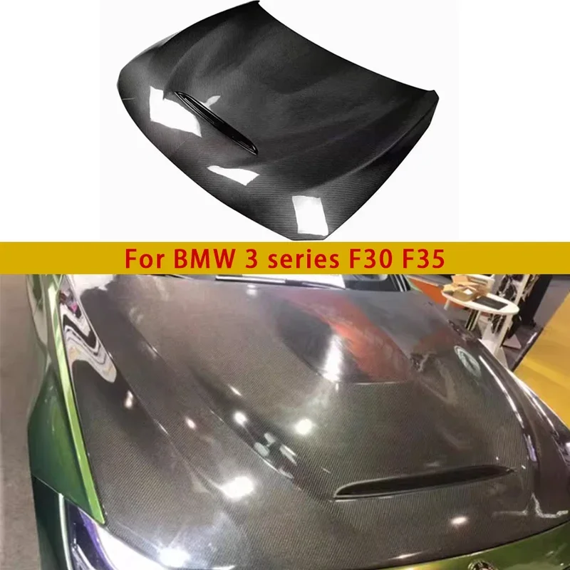 Для BMW 3 серии F30 F35 капот из углеродного волокна крышка двигателя автомобильная