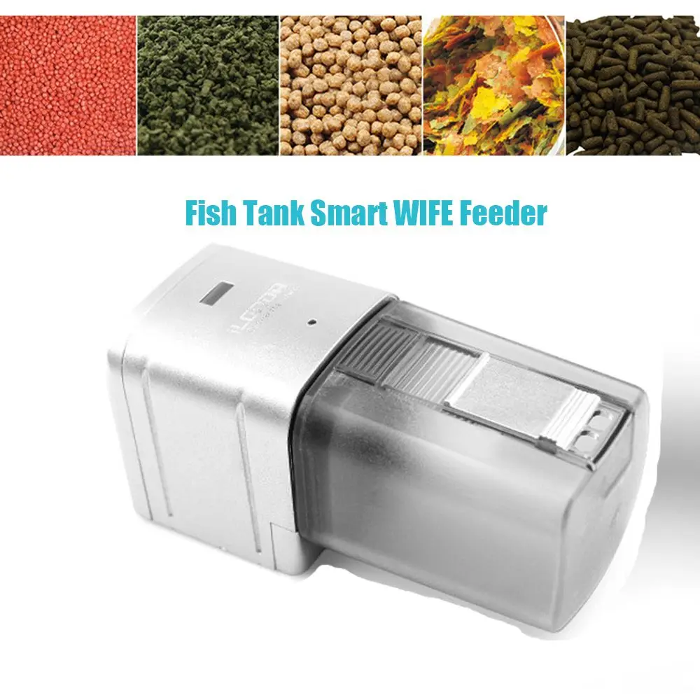 

Pond Moisture Prevents Intelligent Aquarium Tank Feeding Remotely Food Dispenser WiFi Automatic Fish Feeder