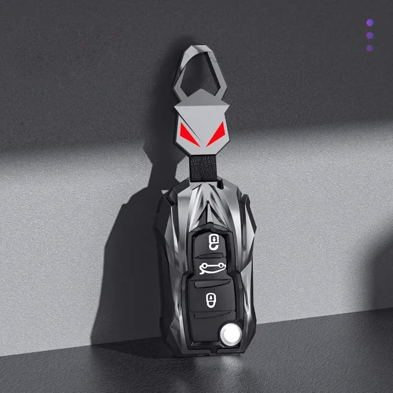 Чехол-держатель для автомобильного ключа с 3 кнопками Peugeot Citroen C1 C2 C3 C4 C5 DS3 DS4 DS5 DS6