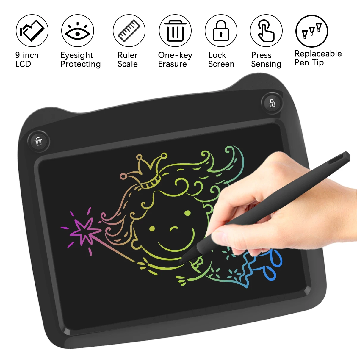 

Enotepad 9 LCD Drawing Tablet For Children's Toys Painting Tools Electronics Writing Board Boy Kids Educational Toys Gifts