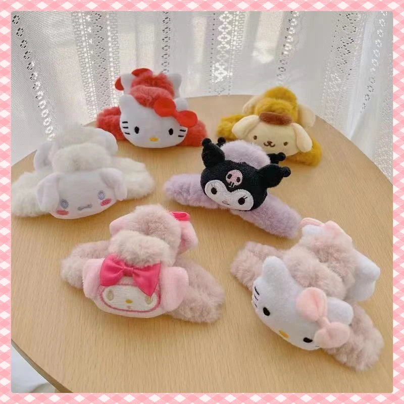 

Новые периферийные устройства для игр Sanrio Melody Kurome, пудинг, собака Pacha, собака корица, аксессуары для волос, коллекция подарков