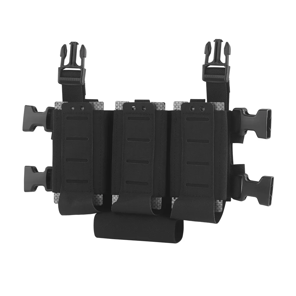 Фото OPHIDIANTAC MOLLE 5.56 Тройной подсумок для магазинов с заменяемым чехлом для плитоносок, нагрудных систем и аксессуаров для страйкбола №2