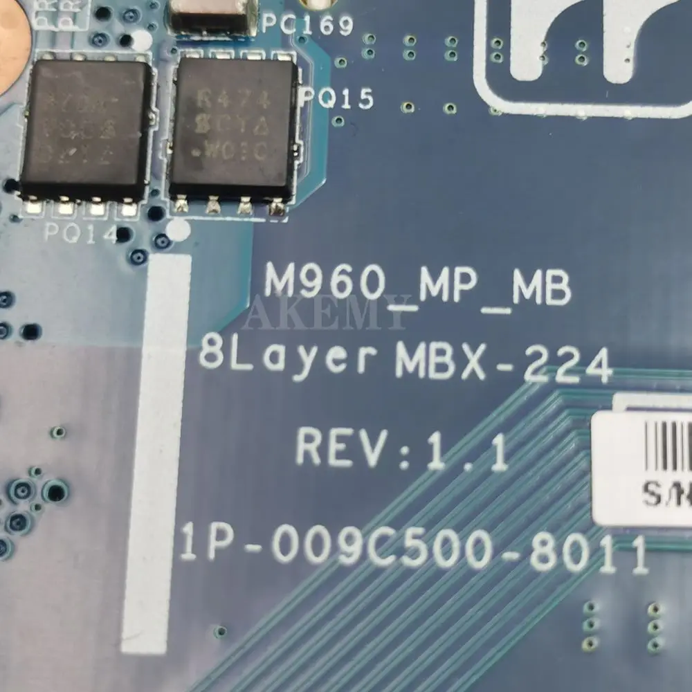 Материнская плата Akemy A1771577A MBX-224 M960 1P-009CJ01-8011 для ноутбука SONY Vaio VPCEB VPC-EB материнская