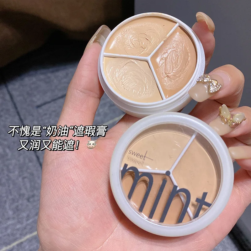 

3 Colors Makeup Concealer Color Corrector Contour Makeup Foundation Make Up Palette Face Makeup Concealer Makeup