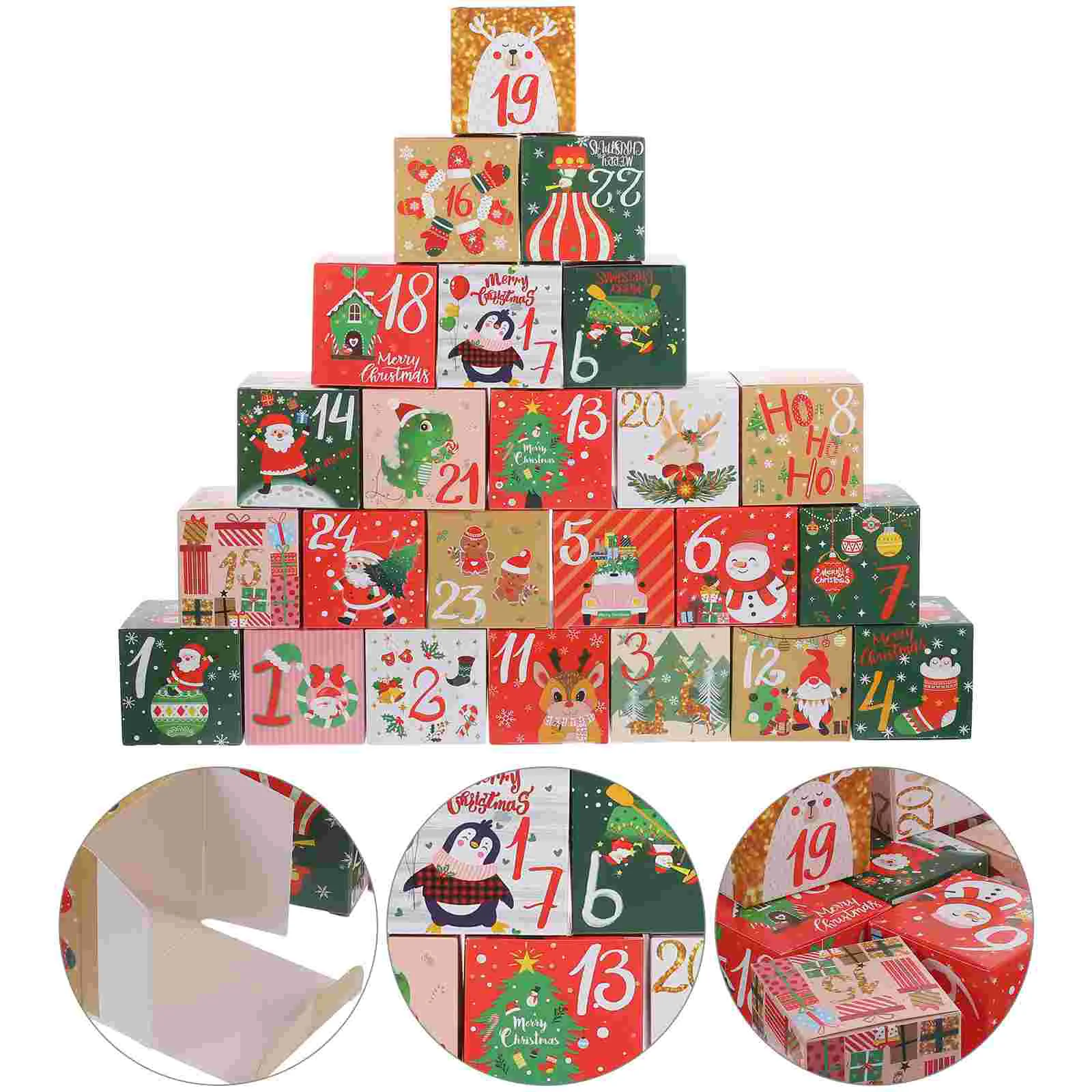 

24 Pcs Gifts Paper Packaging Case Party Favors Snack Supplies Cupcake Container Containers
