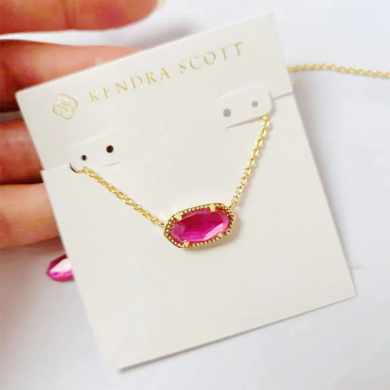 Ins международная торговля простое овальное розово-красное кристаллическое