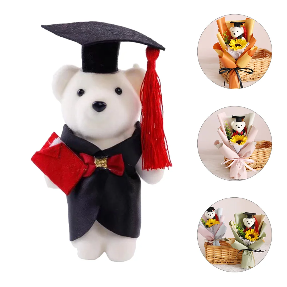 

Bears Animals Dolls Graduation Gifts Graduation Bear For Bouquet Decor Bouquet Packaging Materials Graduation Gifts