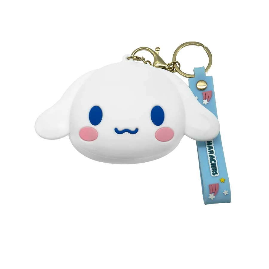 2023New Silica Gel Coin Purse Cartoon Anime Kawaii Mini Wallet Portable Pendant Keychain Money Bag