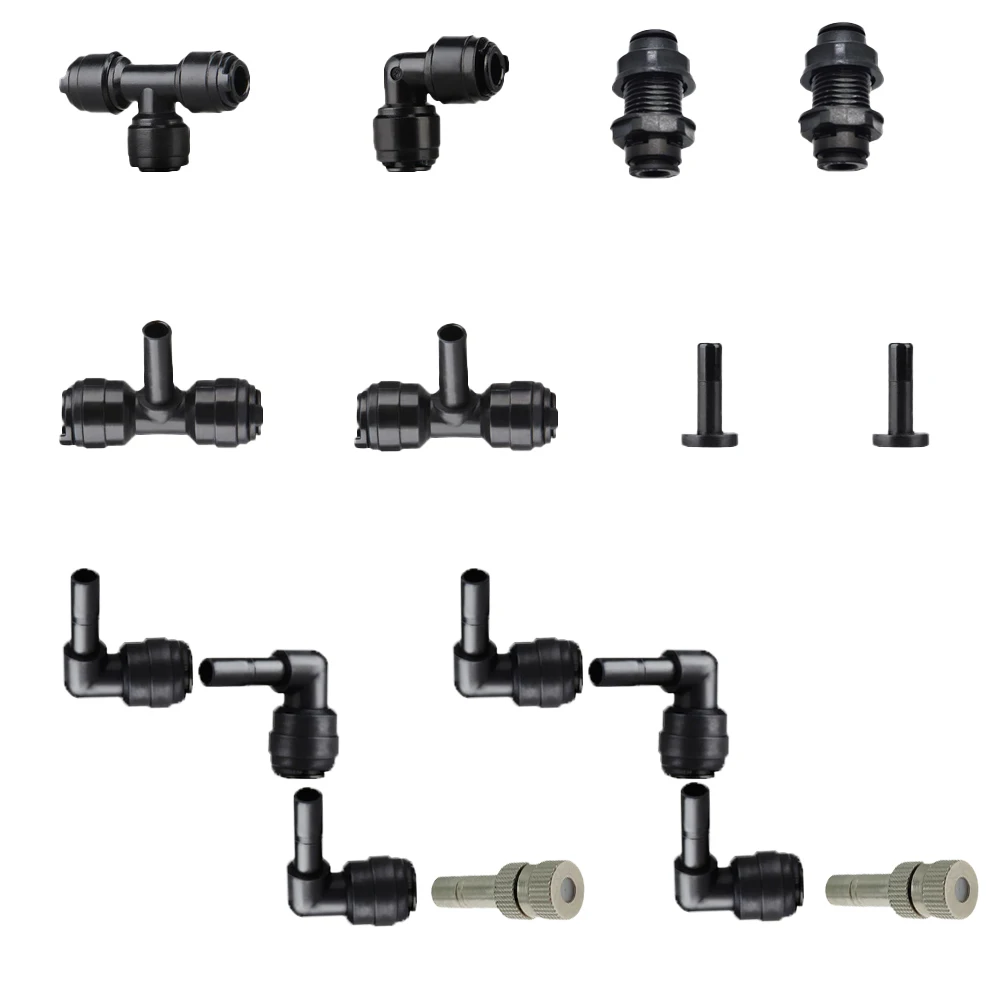 14 ''черная система запотевания Rainforest Quick Fitting с насадками для запотевания, аксессуар «сделай сам» (art.: 3920cdeb3276d) - 3920cdeb3276d