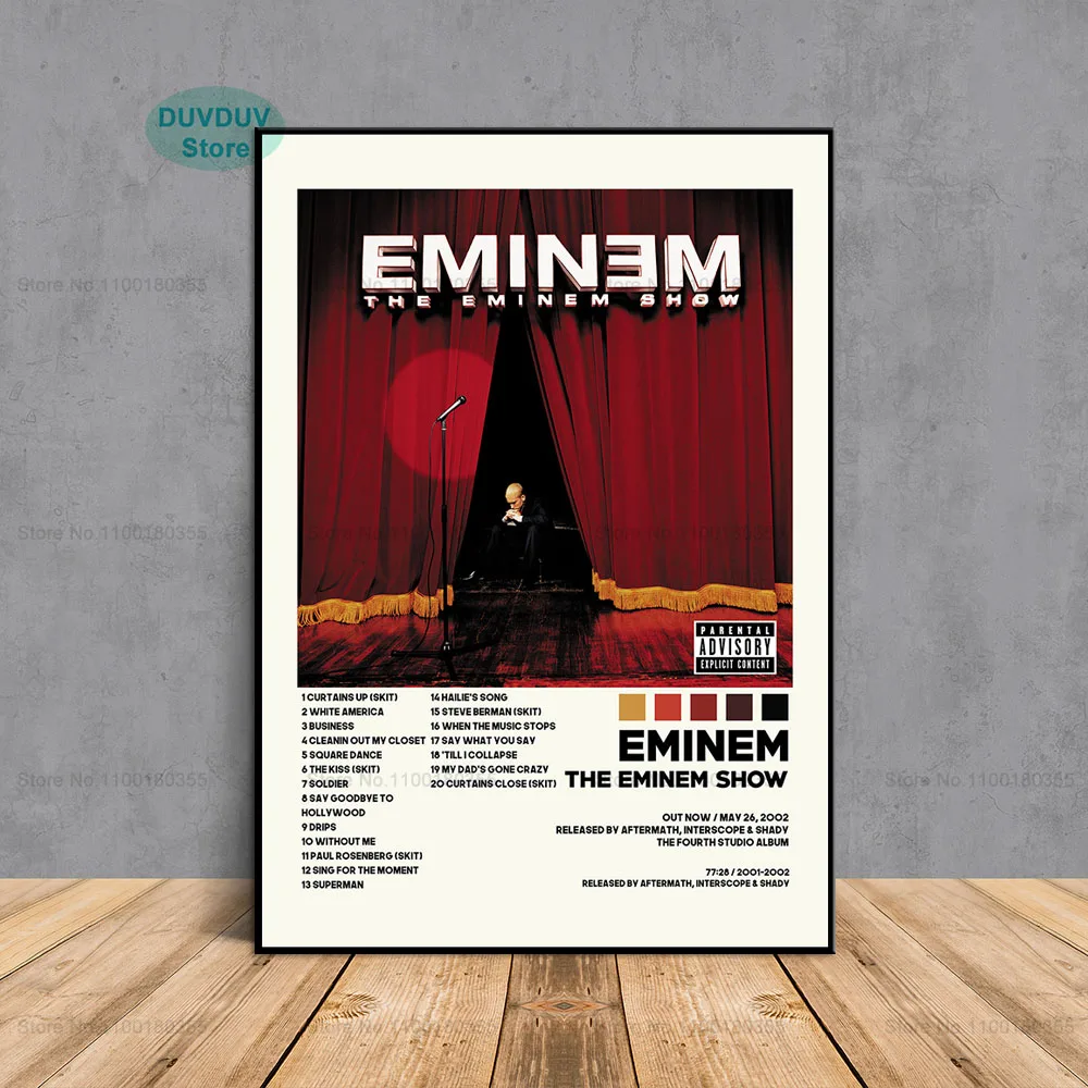 Eminem The Show Music альбом рэпер певец Современная Картина на холсте постер HD печать