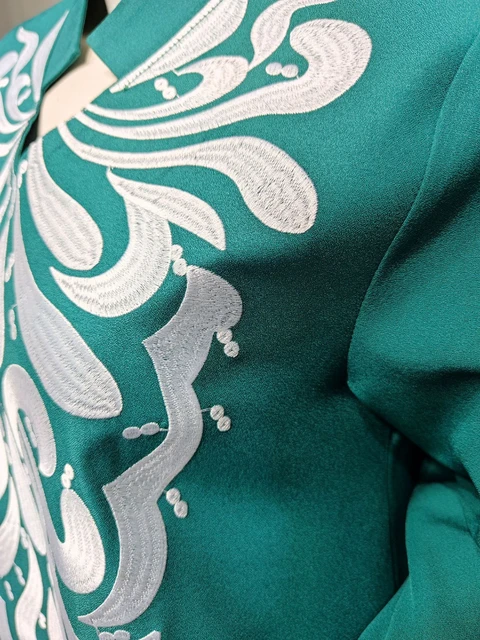 Arab Morocco Muslim Dress Abayas Women Ramadan Embroidery Abaya Dubai Turkey Islam Kaftan Robe Longue Musulmane Vestidos Largos 6